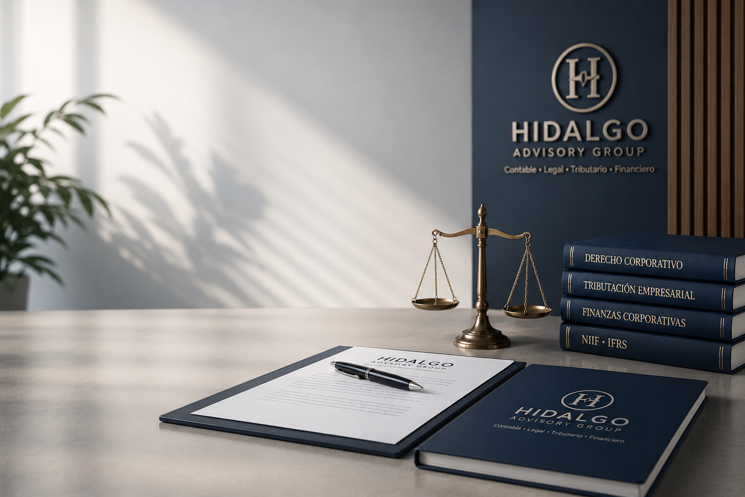 Espacio de trabajo corporativo de Hidalgo Advisory Group
